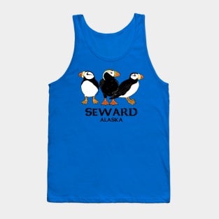 Puffins Seward, AK Tank Top